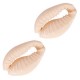 Cowrie shell bead 17x10mm Sand rose